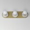 Maxim Lighting Hollywood Stone 3-Light Sconce, Whit Alabaster/Natural Aged Brass 26093WANAB - alternate 4